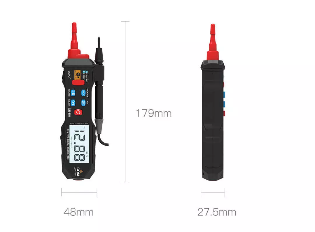 Тестер мультиметр Xiaomi Duka DLBS-600 Black (Черный) Тестер мультиметр Xiaomi Duka DLBS-600 Black (Черный)