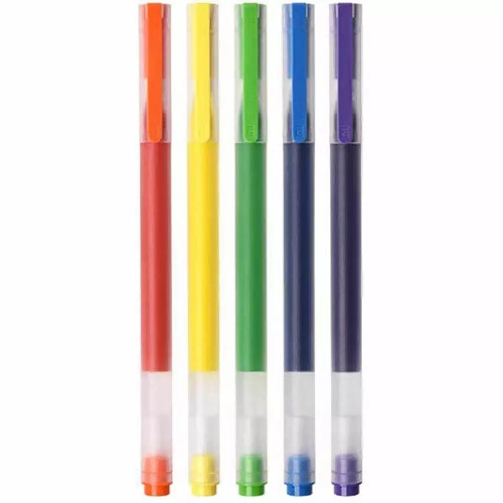 Набор гелевых ручек Xiaomi Mijia Dural Color Pen 0.5 mm (5 шт) Color (Цветной) CN Набор гелевых ручек Xiaomi Mijia Dural Color Pen 0.5 mm (5 шт) Color (Цветной) CN