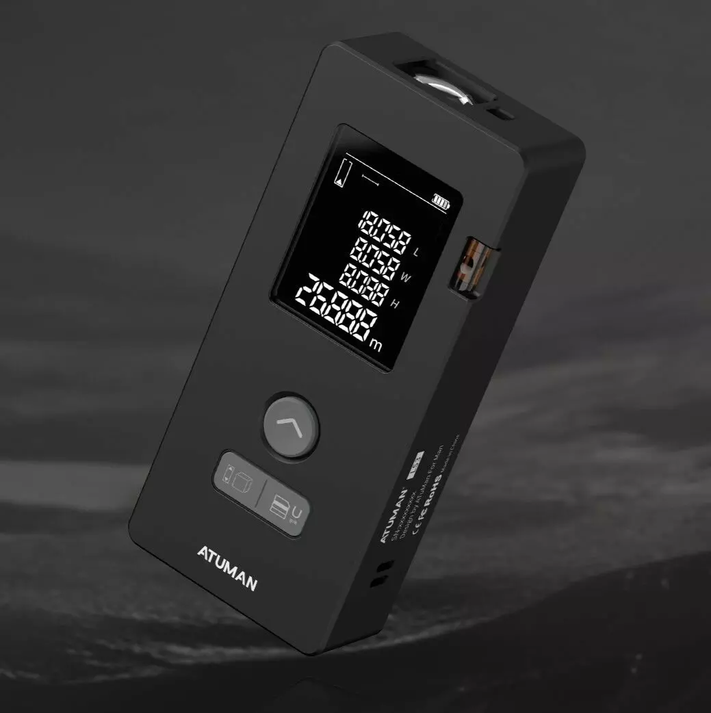 Лазерный дальномер Atuman Duka LS3 Laser Range Finder 80м Black (Черный)