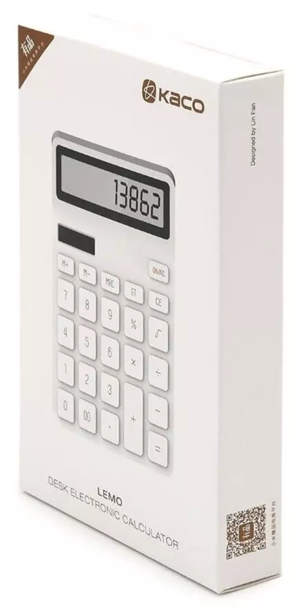 Калькулятор Kaco Lemo Desk Electronic Calculator K1410 White (Белый) Калькулятор Kaco Lemo Desk Electronic Calculator K1410 White (Белый)