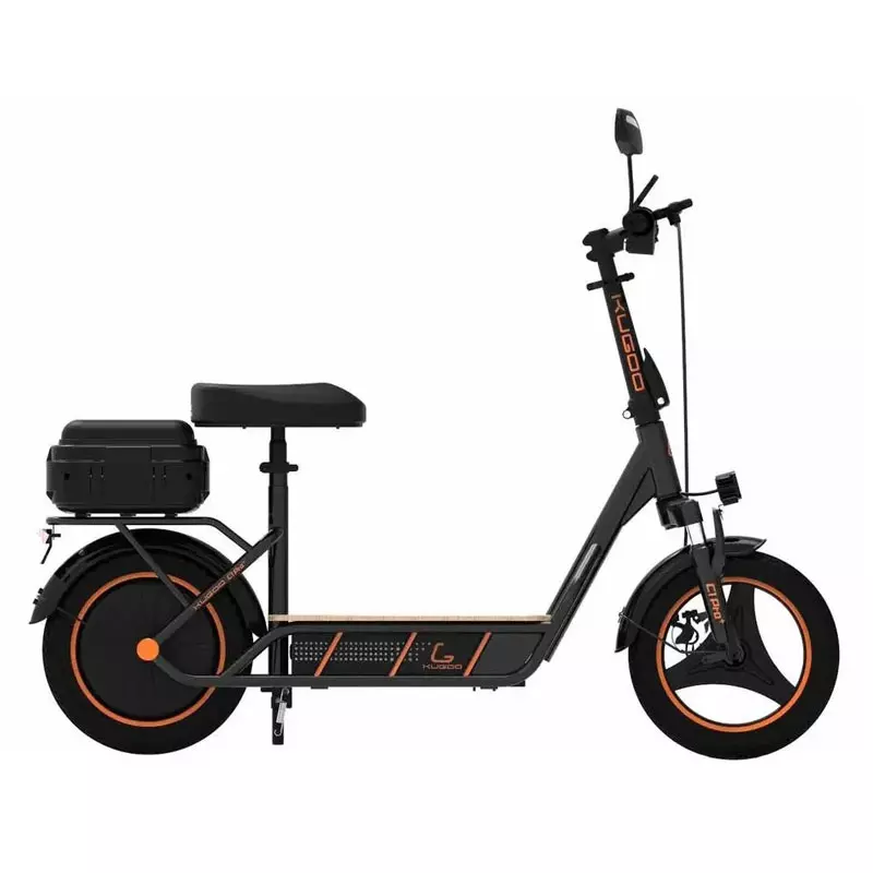 Электросамокат Kugoo C1 pro plus Black (Черный)