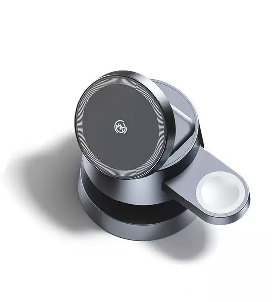 Беспроводная зарядная станция 4 в 1 WEKOME WP-U178 Gray (Серый) Беспроводная зарядная станция 4 в 1 WEKOME WP-U178 Gray (Серый)
