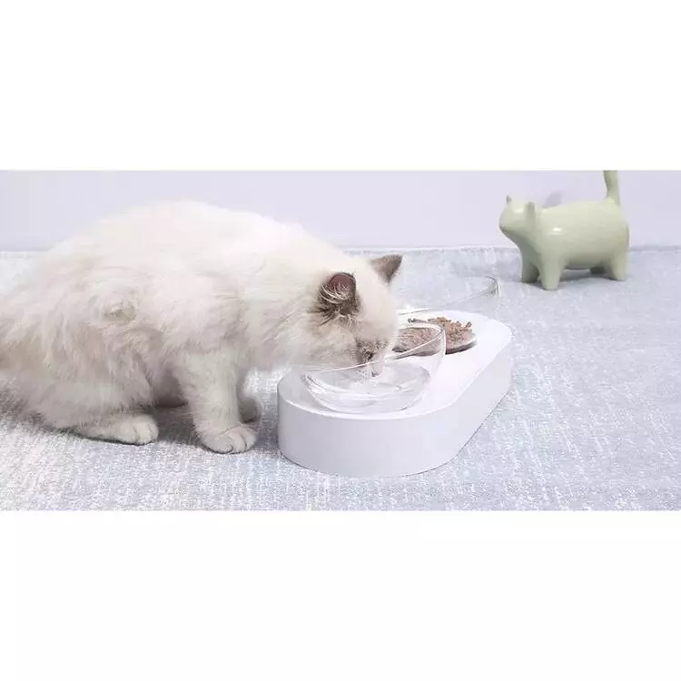 Миска для животных Xiaomi 15 Adjustable Double Bowl White (Белый) Миска для животных Xiaomi 15 Adjustable Double Bowl White (Белый)