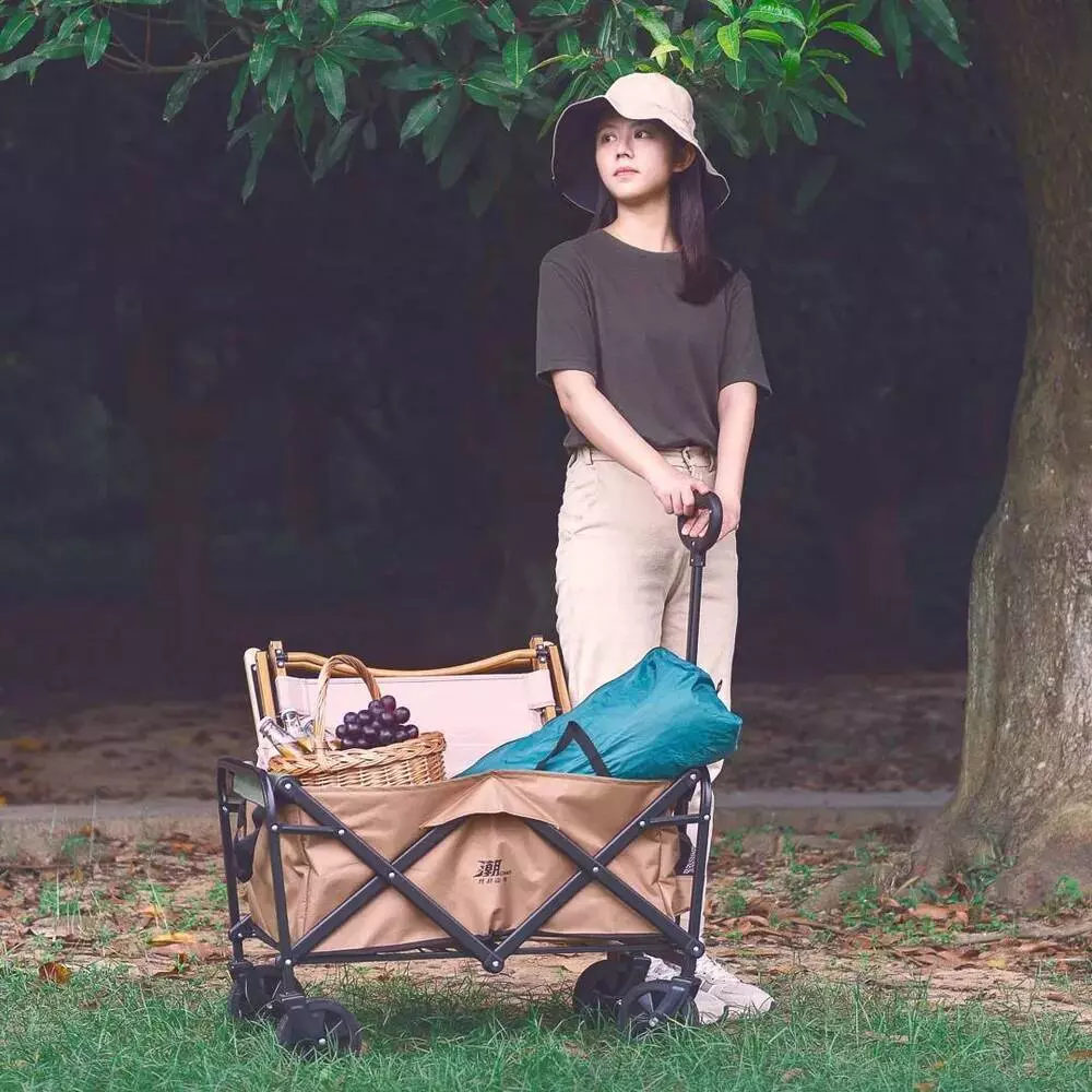 Складная кемпинговая тележка Xiaomi Chao Foldable Camping Trolley (YC-ZDYDC01) Beige (Бежевый) Складная кемпинговая тележка Xiaomi Chao Foldable Camping Trolley (YC-ZDYDC01) Beige (Бежевый)