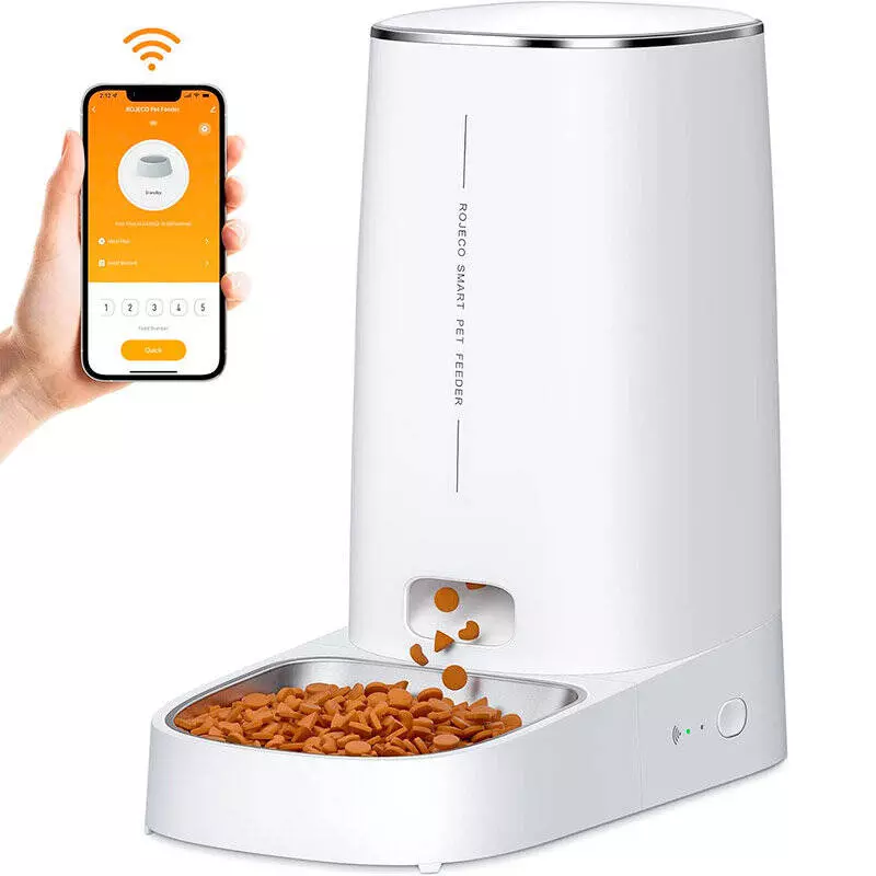 Автокормушка для животных Xiaomi Rojeco 4L Automatic Pet Feeder WIFI Version Single Bowl White (Белый) Автокормушка для животных Xiaomi Rojeco 4L Automatic Pet Feeder WIFI Version Single Bowl White (Белый)