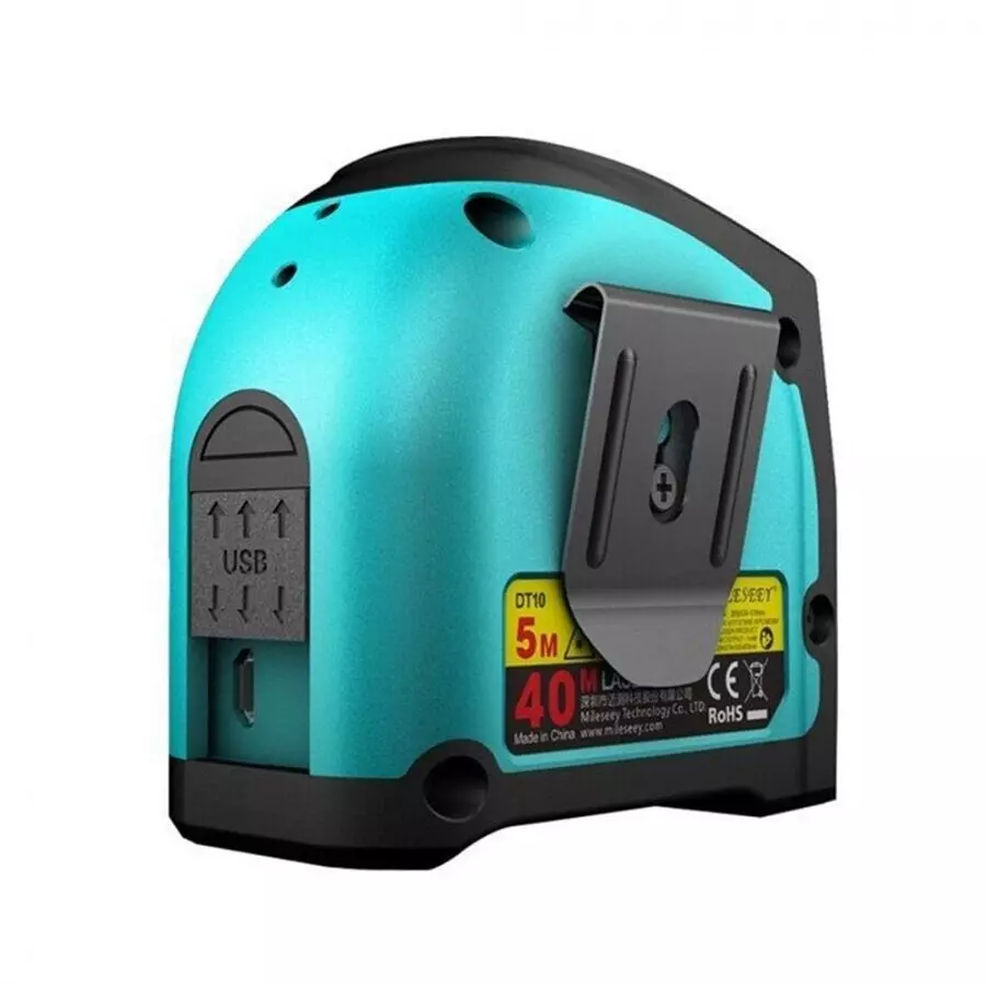 Лазерный уровень Xiaomi MILESEEY Laser Ranging Tape Measure DT10 40 м Gray (Серый)