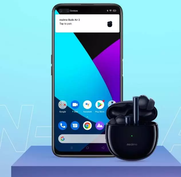 Беспроводные наушники Realme Buds Air 2 Black (Черный) CN Беспроводные наушники Realme Buds Air 2 Black (Черный) CN