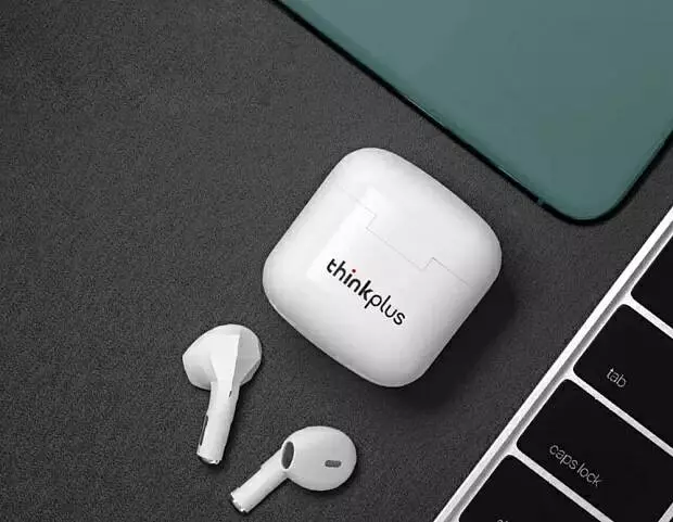 Беспроводные наушники Lenovo TW50 Thinkplus Trackpods White (Белый) Global Version Беспроводные наушники Lenovo TW50 Thinkplus Trackpods White (Белый) Global Version