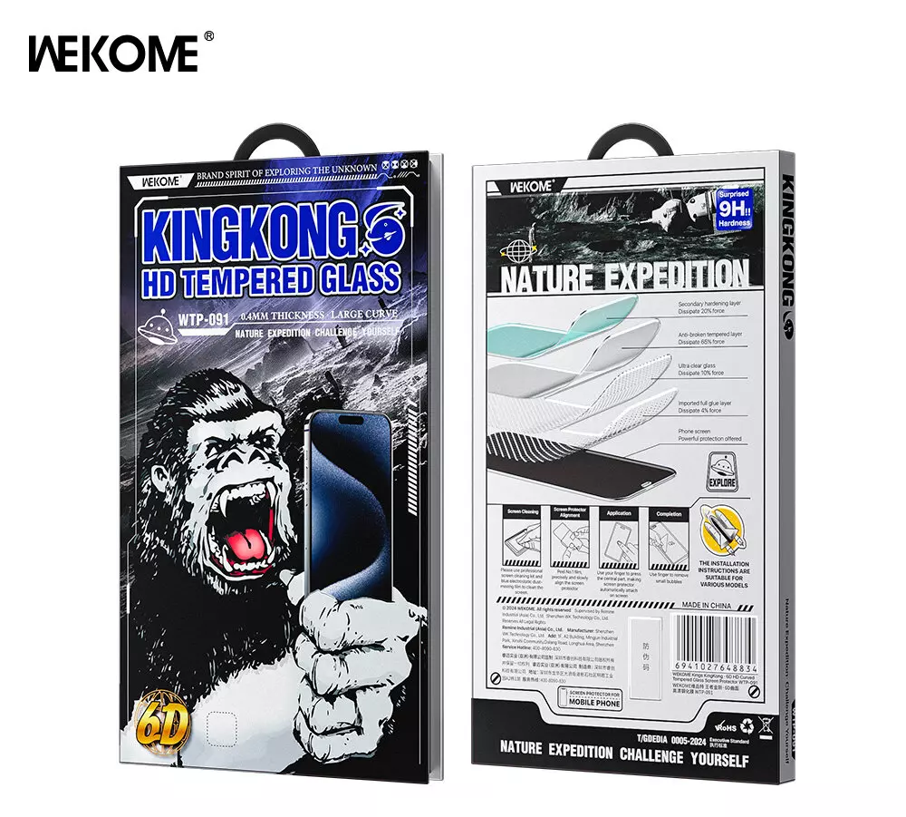 Защитное стекло WEKOME для iPhone 15 PRO MAX WTP-091 HD Защитное стекло WEKOME для iPhone 15 PRO MAX WTP-091 HD