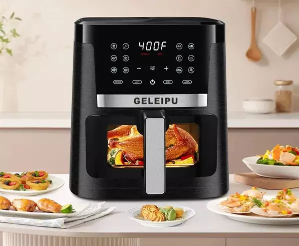 Аэрофритюрница GELEIPU DL27 7л Black (Черный) Аэрофритюрница GELEIPU DL27 7л Black (Черный)