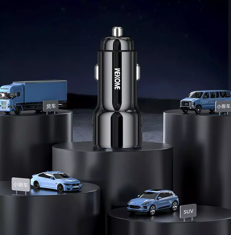 Автомобильное зарядное устройство WEKOME WP-C49 30W Black (Черный) Автомобильное зарядное устройство WEKOME WP-C49 30W Black (Черный)