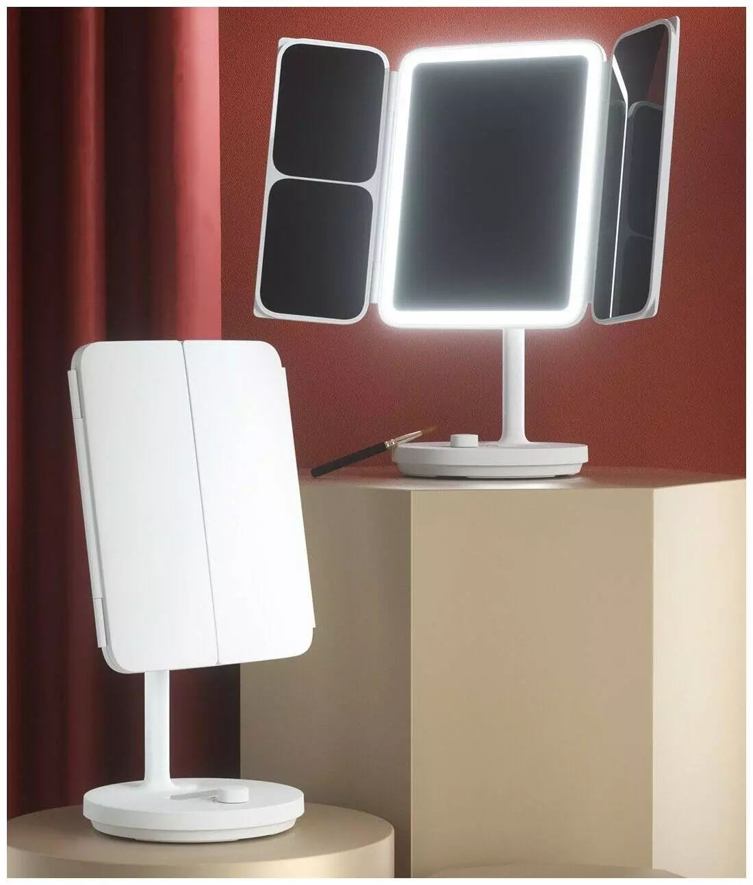 Зеркало косметическое с подсветкой Jordan & Judy LED Makeup Mirror (NV536) White (Белый) Зеркало косметическое с подсветкой Jordan & Judy LED Makeup Mirror (NV536) White (Белый)