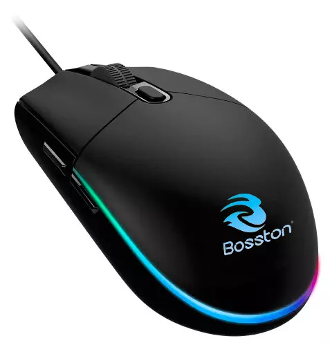 Мышь проводная игровая Bosston G102 Black (Черный) Мышь проводная игровая Bosston G102 Black (Черный)