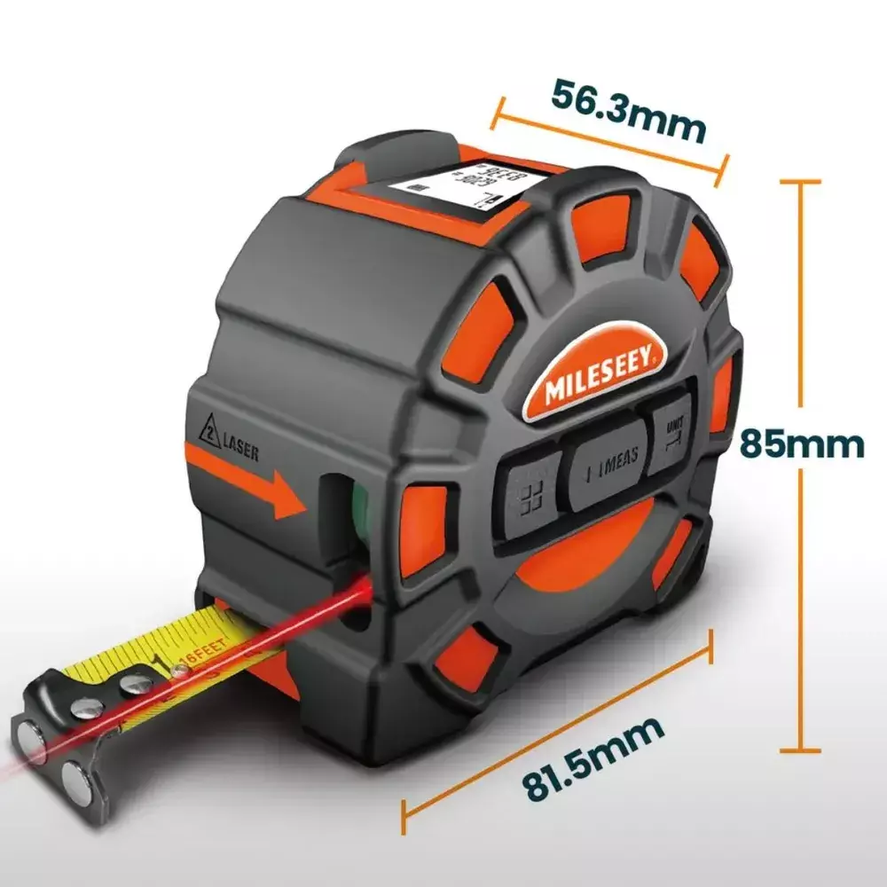 Рулетка лазерная Xiaomi Mileseey DT11 Laser Tape Measurer 40М Orange (Оранжевый) Рулетка лазерная Xiaomi Mileseey DT11 Laser Tape Measurer 40М Orange (Оранжевый)