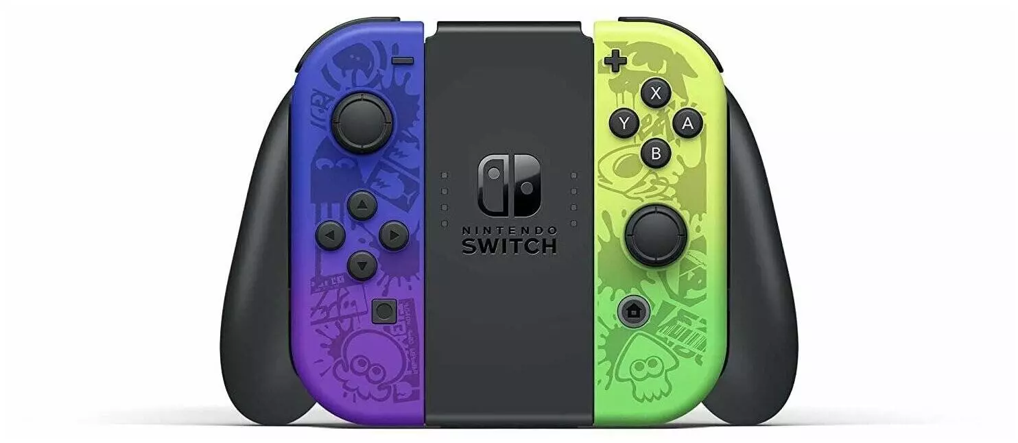 Игровая консоль Nintendo Switch OLED 64GB Splatoon HK Игровая консоль Nintendo Switch OLED 64GB Splatoon HK