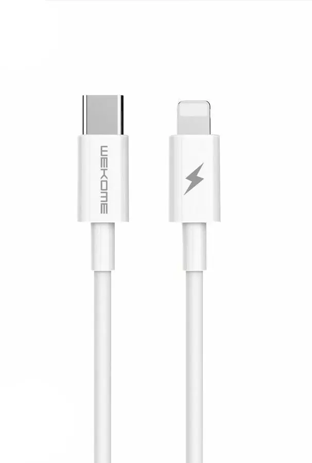 Кабель для мобильных устройств WEKOME Type-C to Apple Lightning WDC-108 White (Белый) Кабель для мобильных устройств WEKOME Type-C to Apple Lightning WDC-108 White (Белый)