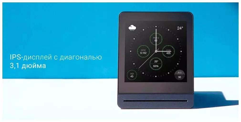 Анализатор качества воздуха Xiaomi Mijia Cleargrass Air Detector CGS1 Black (Черный)