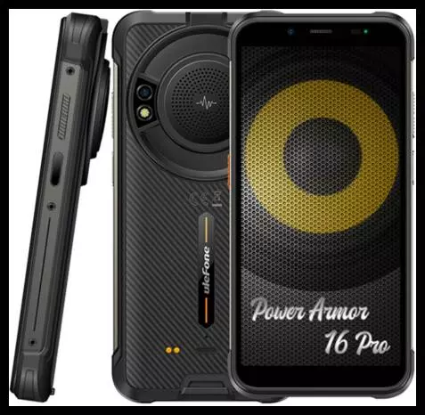 Смартфон Ulefone Power Armor 16 Pro 4/64Gb Black (Черный) Global Version