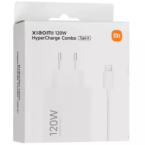 Зарядное устройство Xiaomi 120W HyperCharge Combo Type-A (MDY-14-EE) White (Белый) Global Version Зарядное устройство Xiaomi 120W HyperCharge Combo Type-A (MDY-14-EE) White (Белый) Global Version
