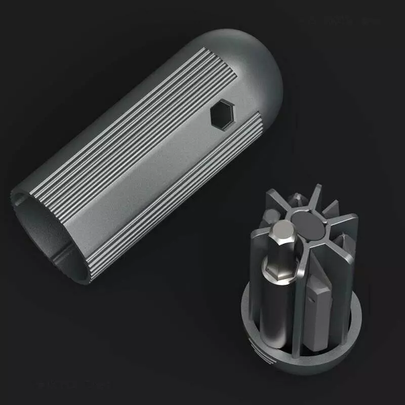 Набор отверток Xiaomi 9 in 1 ATuMan Duka Xmini Pocket Screwdriver Kit Gray (Серый)