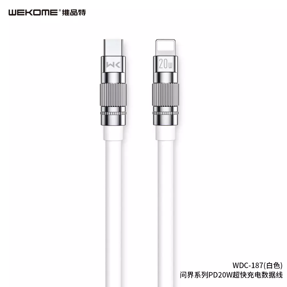Кабель WEKOME Type-C to Apple Lightning WDC-187 Кабель WEKOME Type-C to Apple Lightning WDC-187