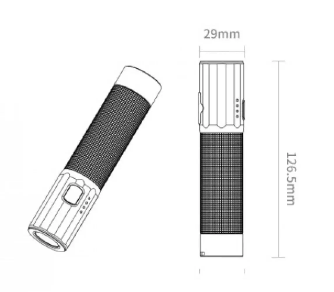 Фонарь NexTool Mini Tactical Flashlight 1200lm IPX4 - NE20069 Black (Черный) Фонарь NexTool Mini Tactical Flashlight 1200lm IPX4 - NE20069 Black (Черный)
