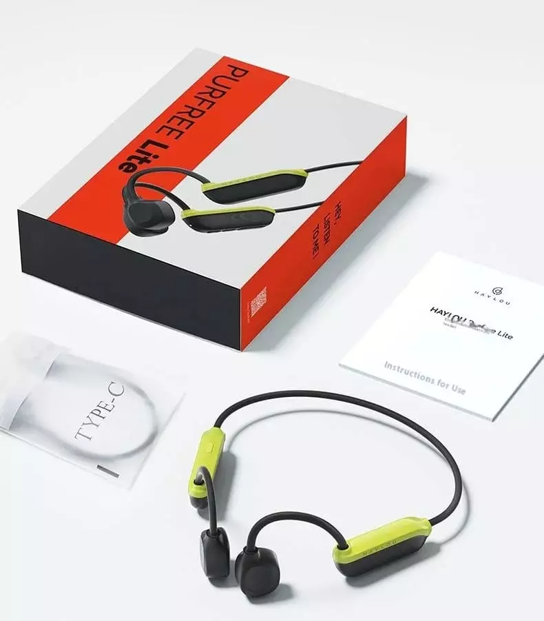 Беспроводные наушники с костной проводимостью Haylou BC04 Black (Черный)