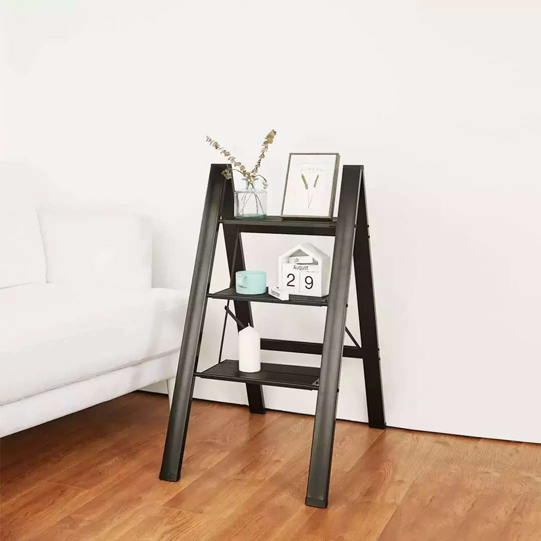 Складная лестница Xiaomi Mr. Bond Herringbone Household Folding Ladder (4 ступени) Black (Черный) Складная лестница Xiaomi Mr. Bond Herringbone Household Folding Ladder (4 ступени) Black (Черный)