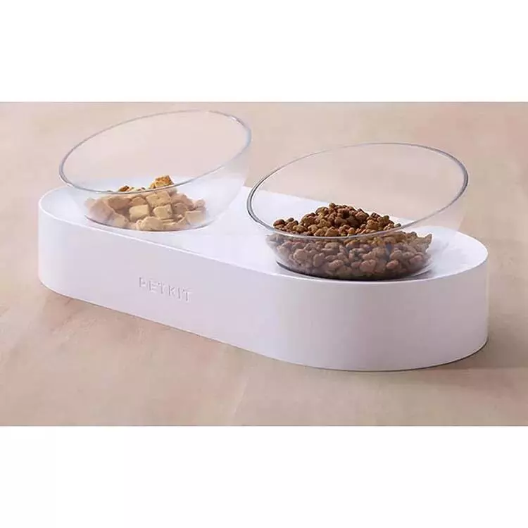 Миска для животных Xiaomi 15 Adjustable Double Bowl White (Белый) Миска для животных Xiaomi 15 Adjustable Double Bowl White (Белый)