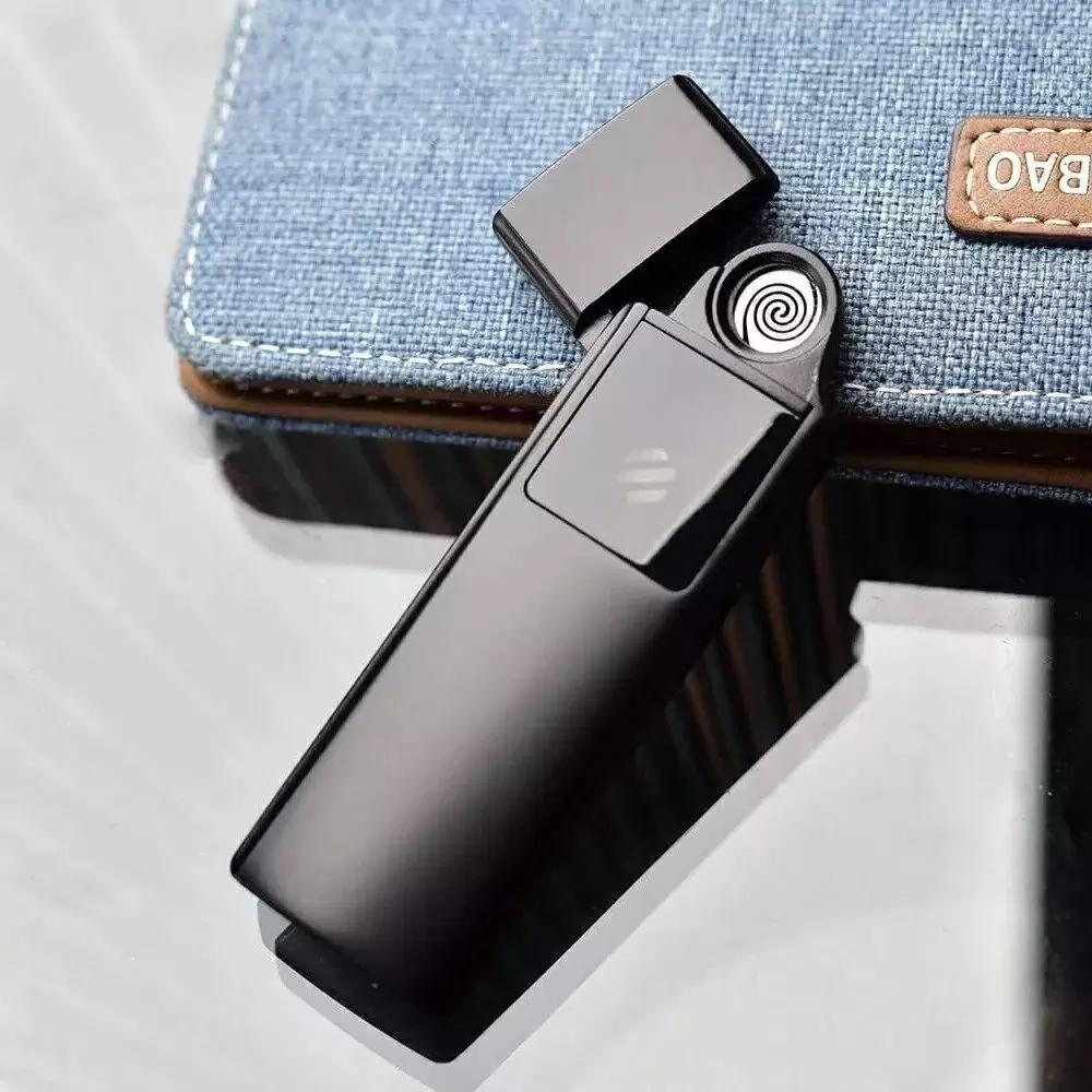 Зажигалка электронная Beebest Ultra-thin Charging Lighter L101S Black (Черный) Зажигалка электронная Beebest Ultra-thin Charging Lighter L101S Black (Черный)