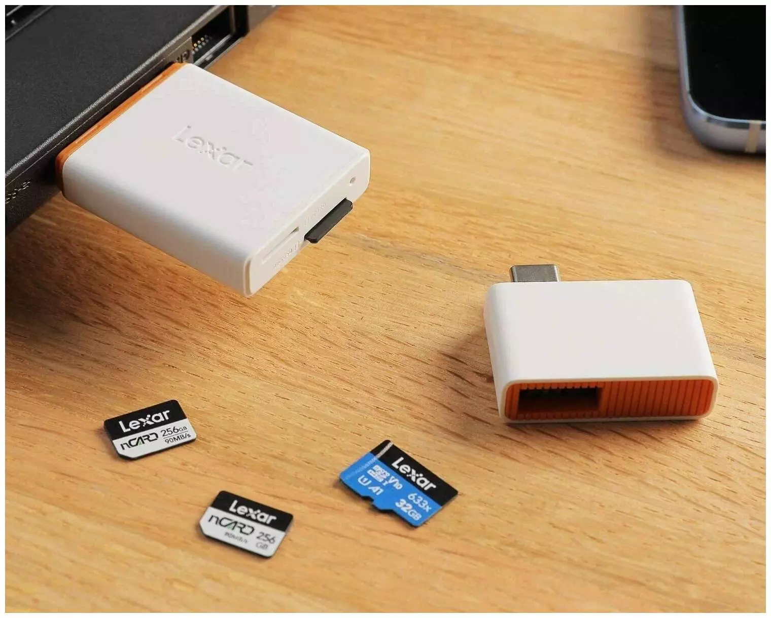 Кардридер Xiaomi Lexar NM 2 в 1, USB 3,1, с разъемом Type C White (Белый) Кардридер Xiaomi Lexar NM 2 в 1, USB 3,1, с разъемом Type C White (Белый)