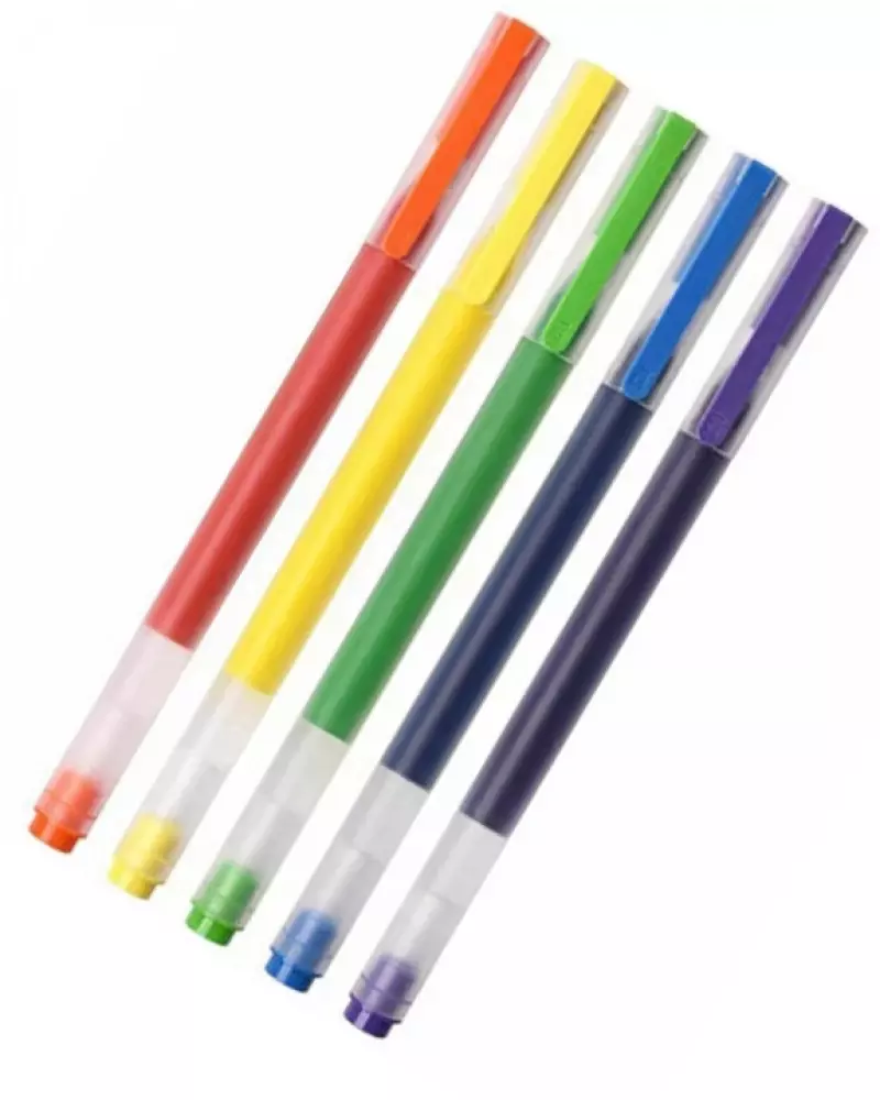 Набор гелевых ручек Xiaomi Mijia Dural Color Pen 0.5 mm (5 шт) Color (Цветной) CN Набор гелевых ручек Xiaomi Mijia Dural Color Pen 0.5 mm (5 шт) Color (Цветной) CN