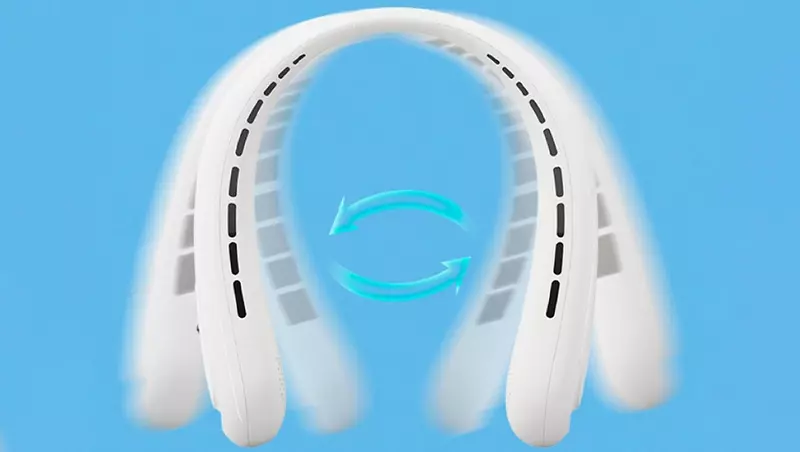 Вентилятор на шею Xiaomi Qualitell H4 (ZSM240614) White (Белый) Вентилятор на шею Xiaomi Qualitell H4 (ZSM240614) White (Белый)
