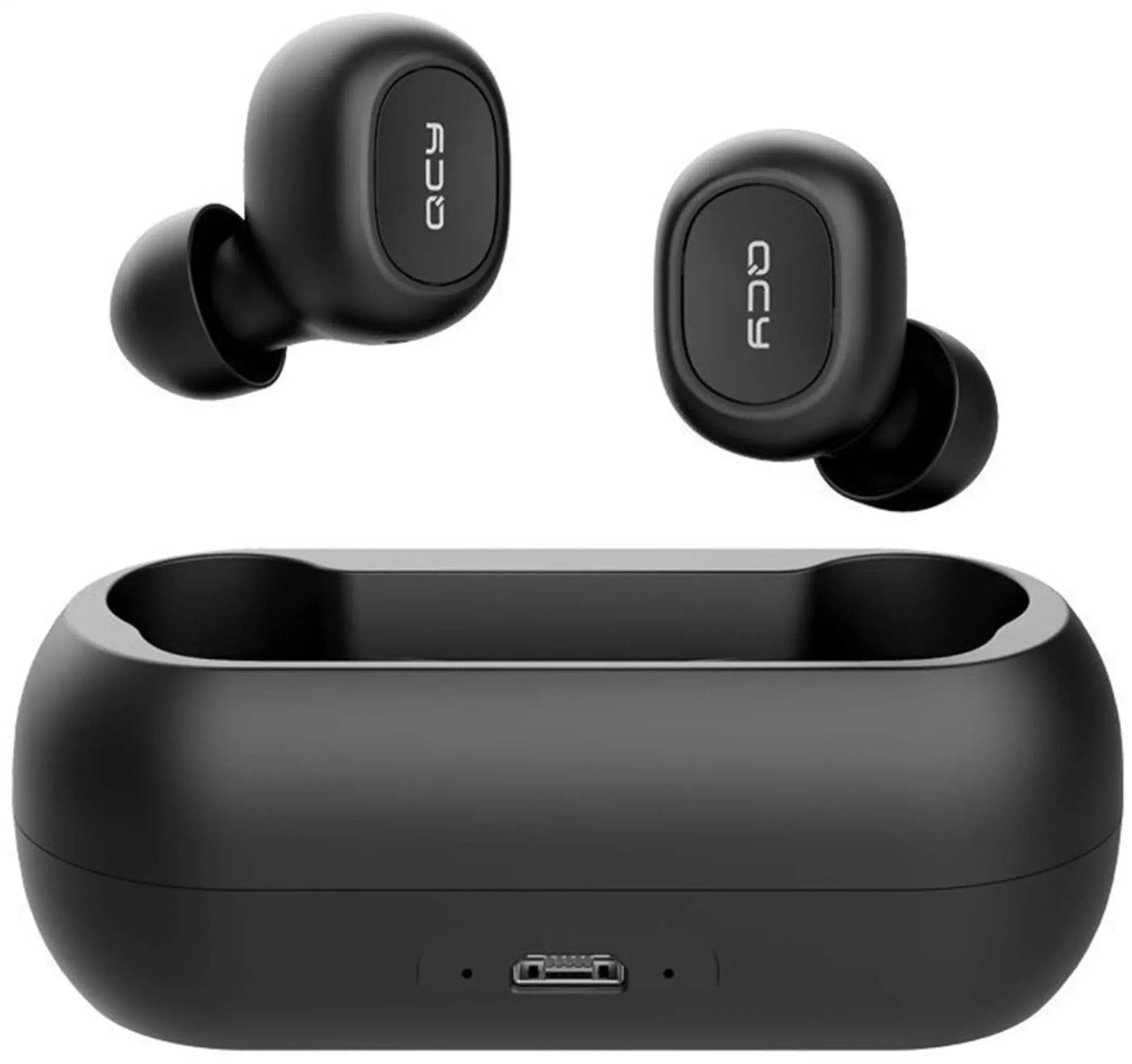 Беспроводные наушники QCY T1C Black (Черный) Беспроводные наушники QCY T1C Black (Черный)