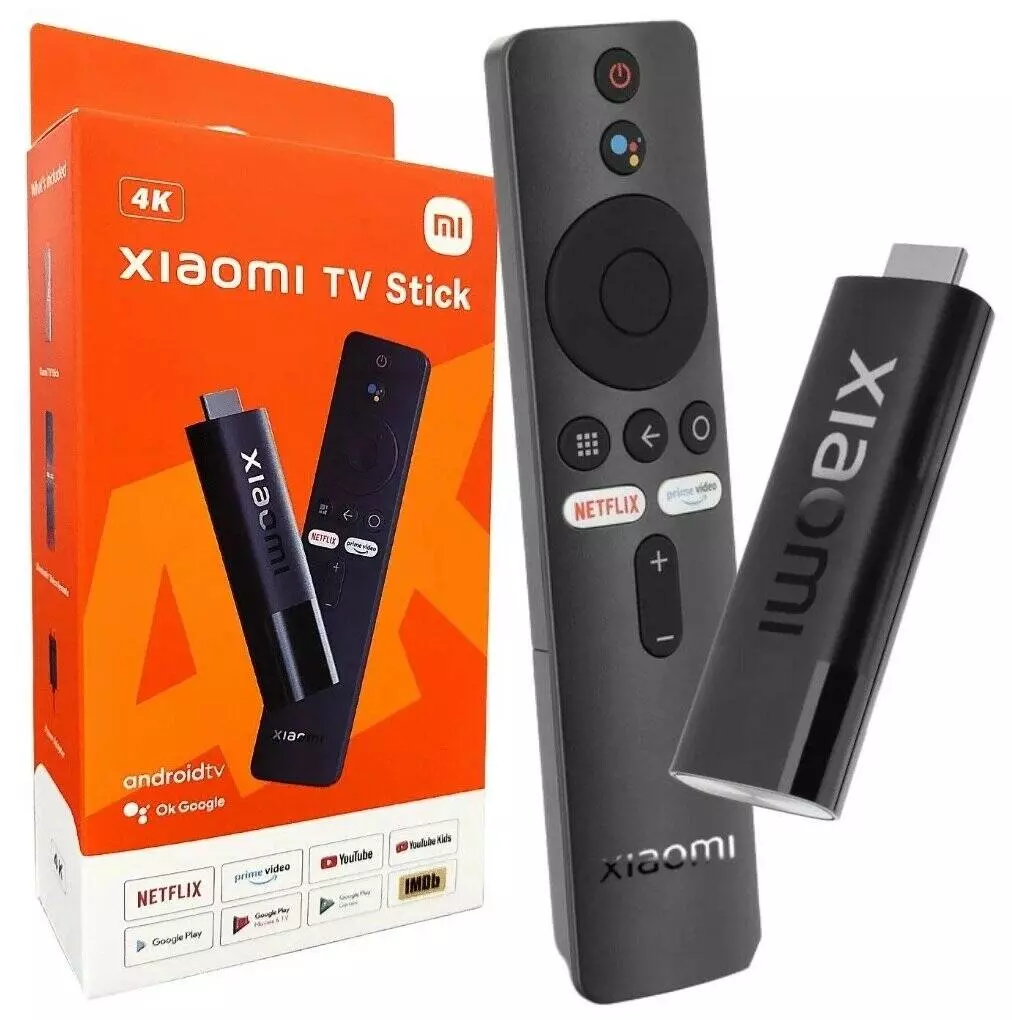 ТВ-приставка Xiaomi TV Stick 4K HDR Black (Черный) EU