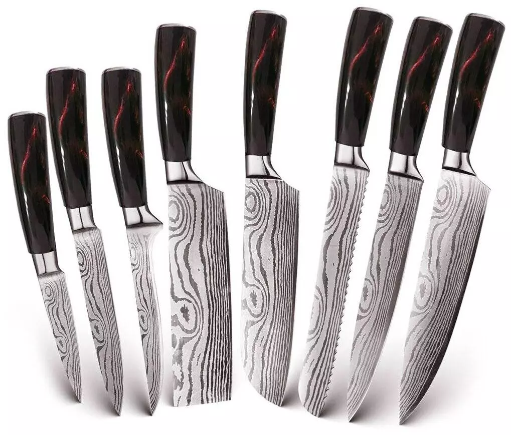 Набор Spetime 8-Pieces Kitchen Knife Set (8 ножей) (RE01KN8) Red (Красный) Набор Spetime 8-Pieces Kitchen Knife Set (8 ножей) (RE01KN8) Red (Красный)