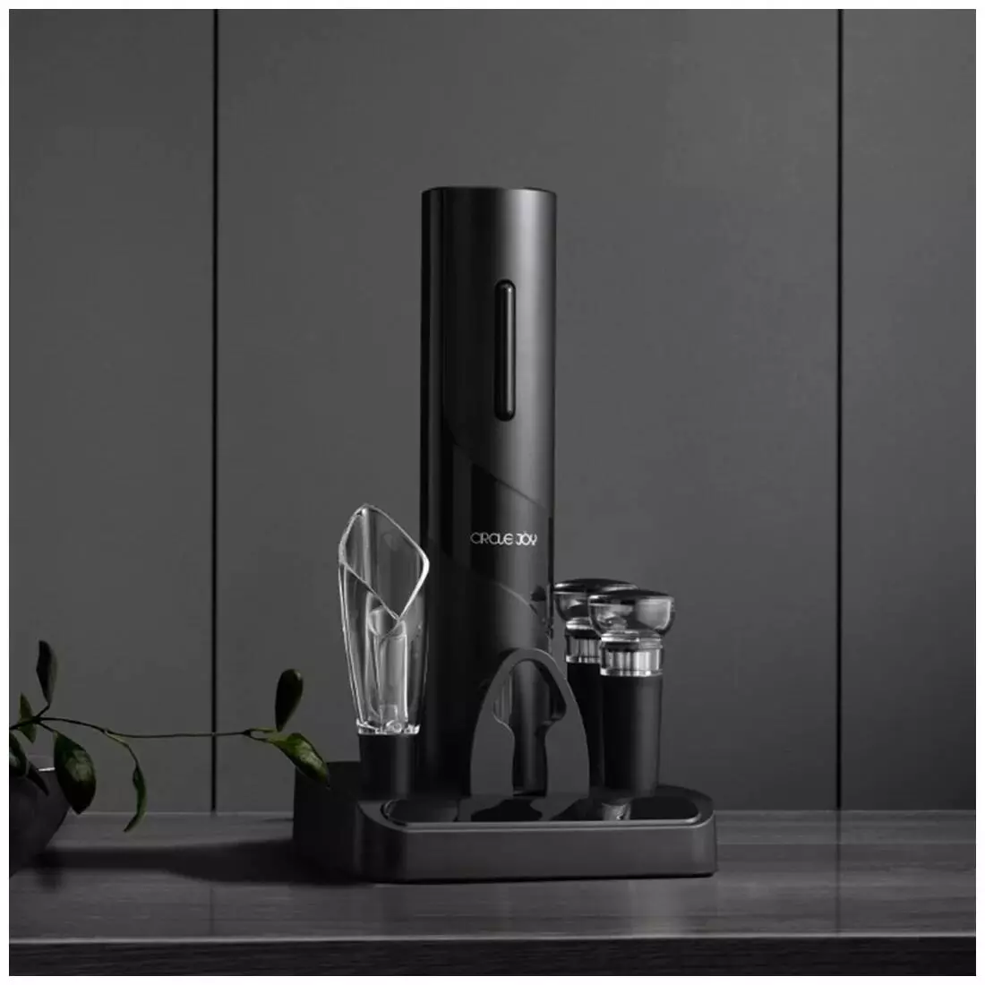 Винный набор 5 в 1 Circle Joy Electric Wine Opener Gift Set CJ-TZ08 Black (Черный) CN Винный набор 5 в 1 Circle Joy Electric Wine Opener Gift Set CJ-TZ08 Black (Черный) CN
