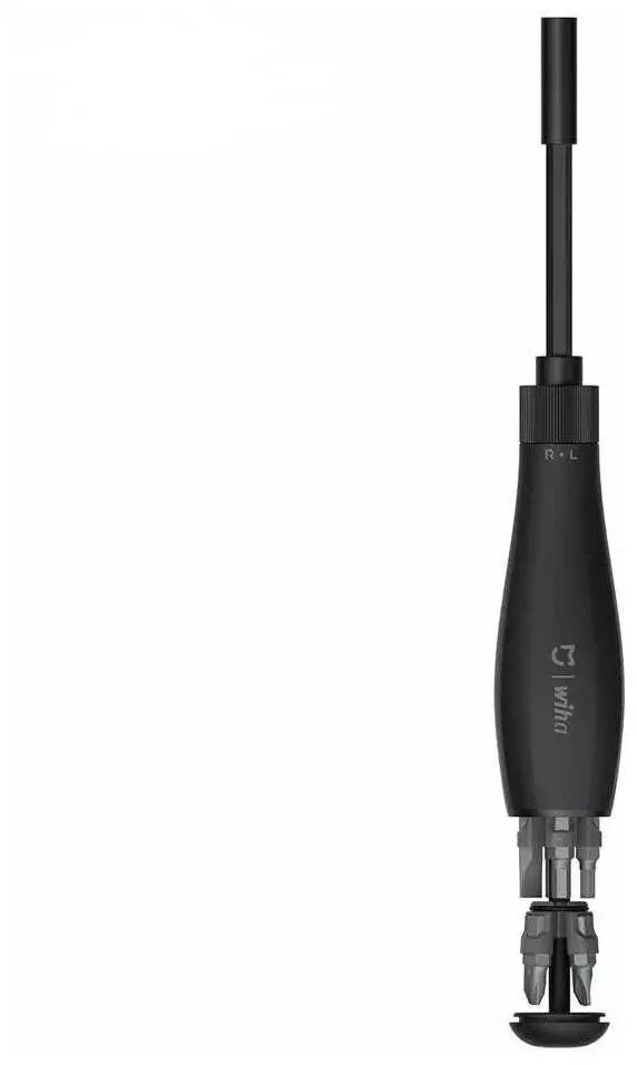 Отвёртка со сменными битами Xiaomi Mijia Wiha 8 in 1 Ratchet Screwdriver (10 предм.) Black (Черный)