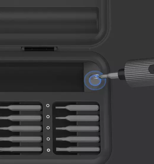 Аккумуляторная отвертка DUKA E2 Electric Precisoon Screwdriver Set 25 in 1 Black (Черный) Аккумуляторная отвертка DUKA E2 Electric Precisoon Screwdriver Set 25 in 1 Black (Черный)
