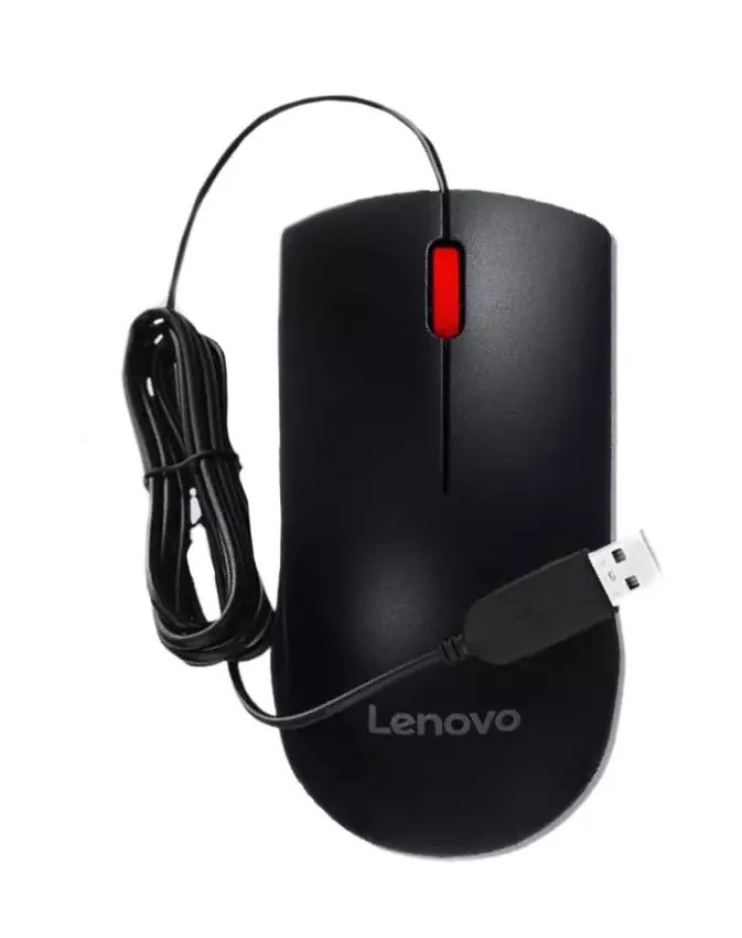 Мышь Lenovo Big Red Dot Slient Cable Mouse M220L Black (Черный) Мышь Lenovo Big Red Dot Slient Cable Mouse M220L Black (Черный)