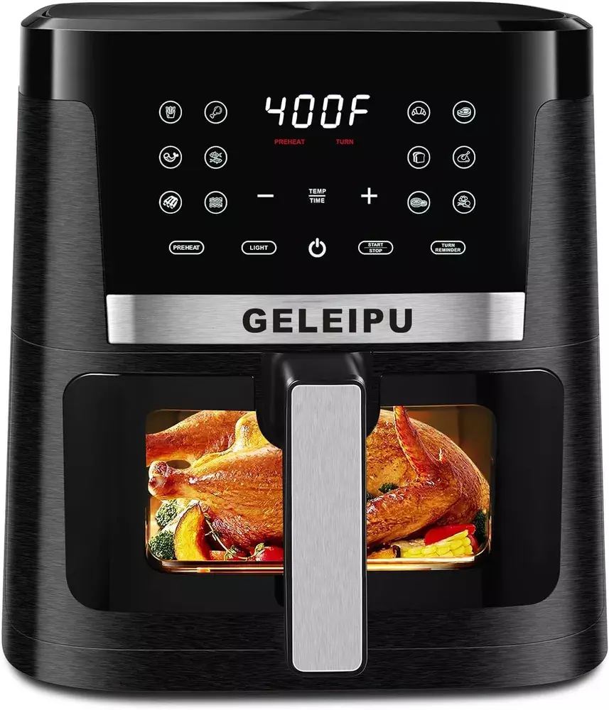 Аэрофритюрница GELEIPU DL27 7л Black (Черный) Аэрофритюрница GELEIPU DL27 7л Black (Черный)
