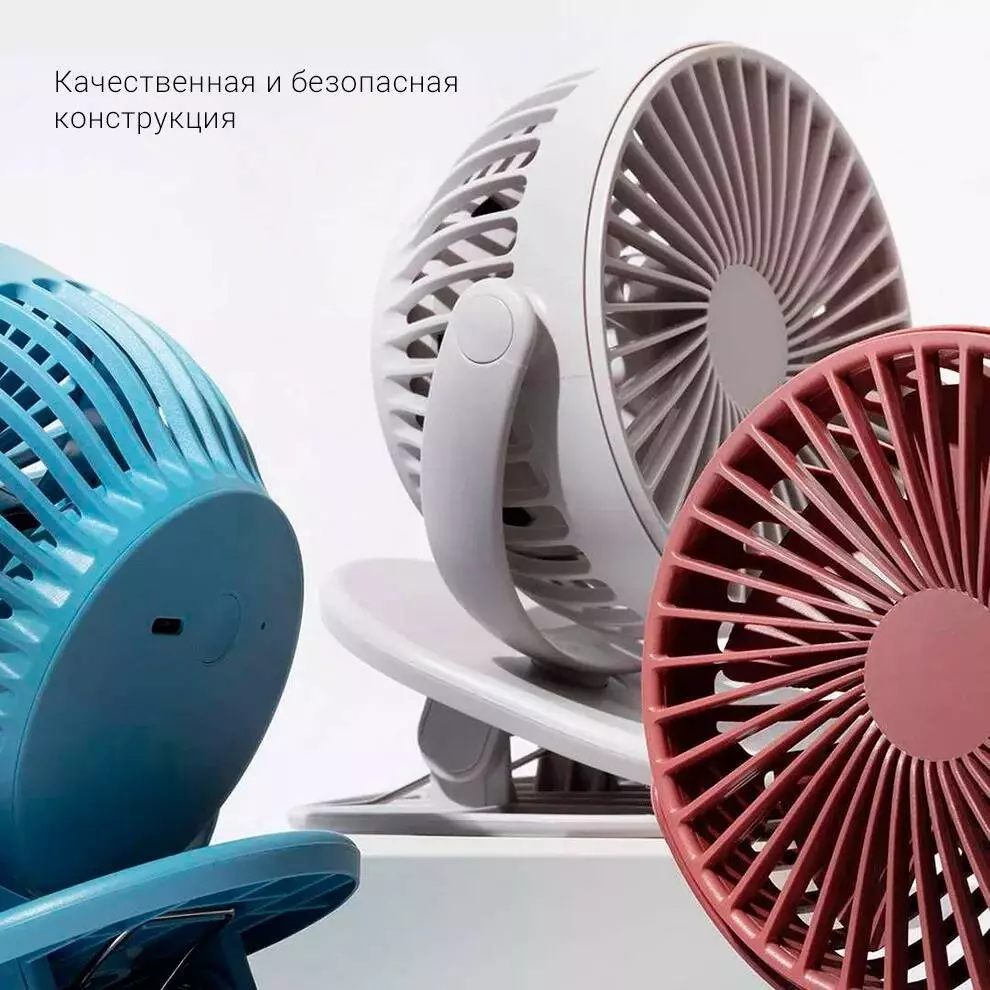 Настольный вентилятор Solove F3 Clip Nun - фото 5 Настольный вентилятор Solove F3 Clip Nun - фото 5