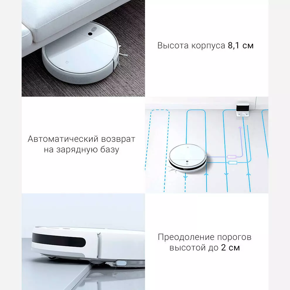 Робот-пылесос Xiaomi Mijia Sweeping Vacuum Cleaner 2C (STYTJ03ZHM) - фото 12 Робот-пылесос Xiaomi Mijia Sweeping Vacuum Cleaner 2C (STYTJ03ZHM) - фото 12