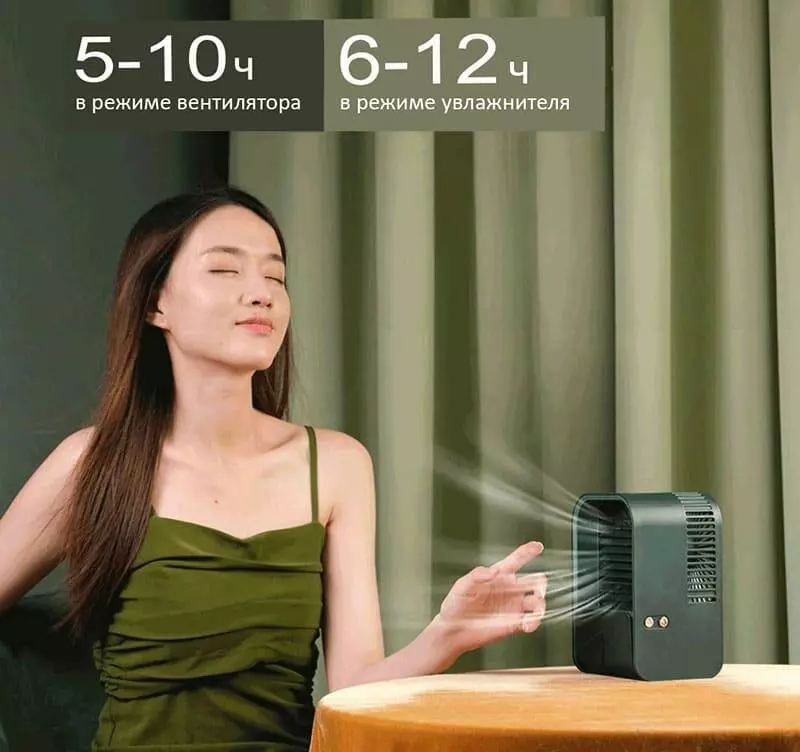 Кондиционер настольный MIIIW LJQ-122 Desktop Humidification Fan - фото 3 Кондиционер настольный MIIIW LJQ-122 Desktop Humidification Fan - фото 3