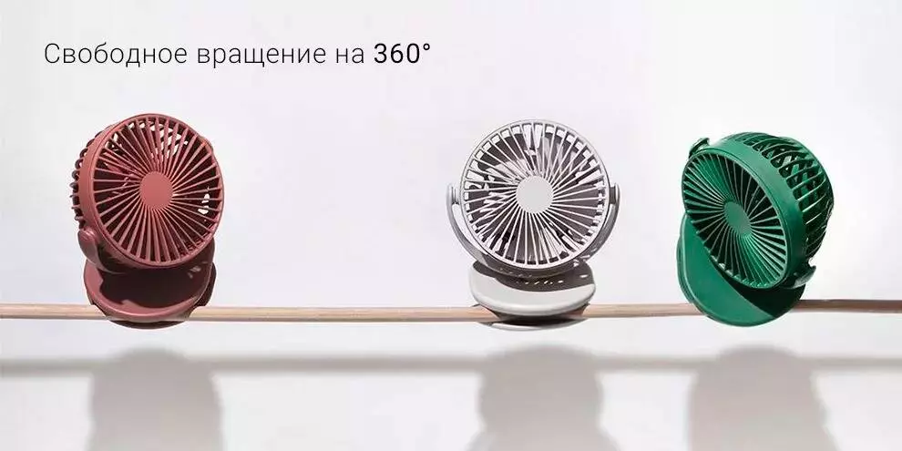 Настольный вентилятор Solove F3 Clip Nun - фото 2 Настольный вентилятор Solove F3 Clip Nun - фото 2
