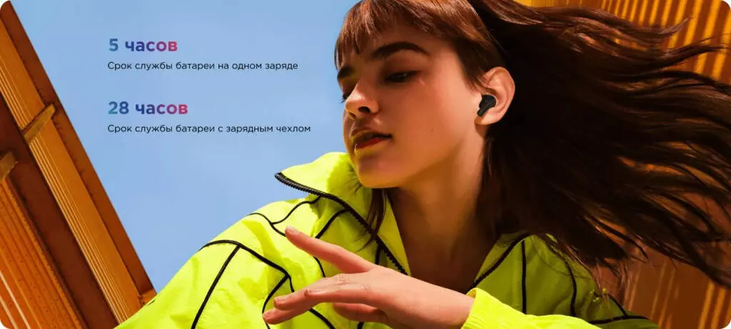 Беспроводные наушники Xiaomi Redmi Buds 4 Active (BHR7518CN) - фото 5 Беспроводные наушники Xiaomi Redmi Buds 4 Active (BHR7518CN) - фото 5