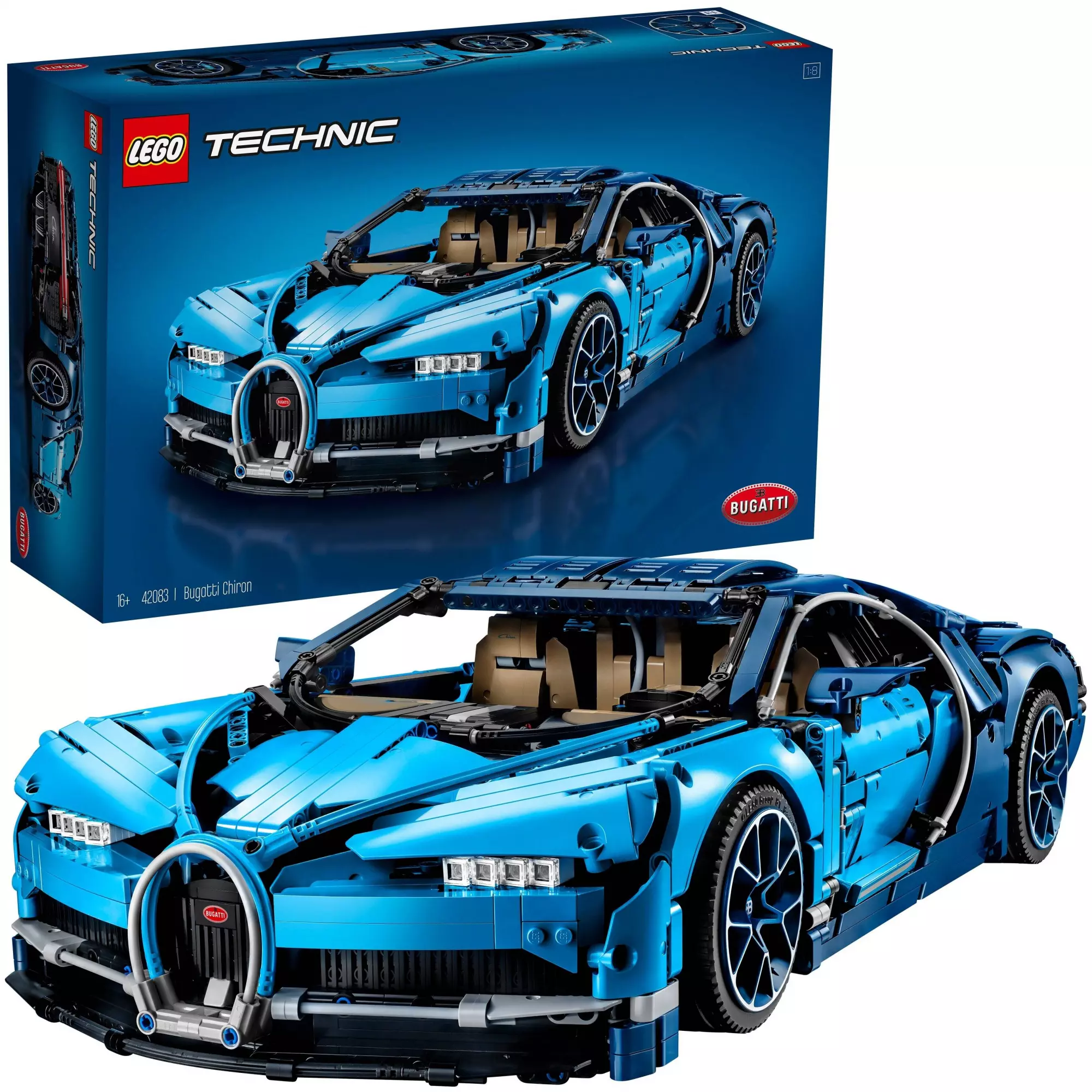Конструктор LEGO Technic Bugatti Chiron Blue (Синий) CN Конструктор LEGO Technic Bugatti Chiron Blue (Синий) CN