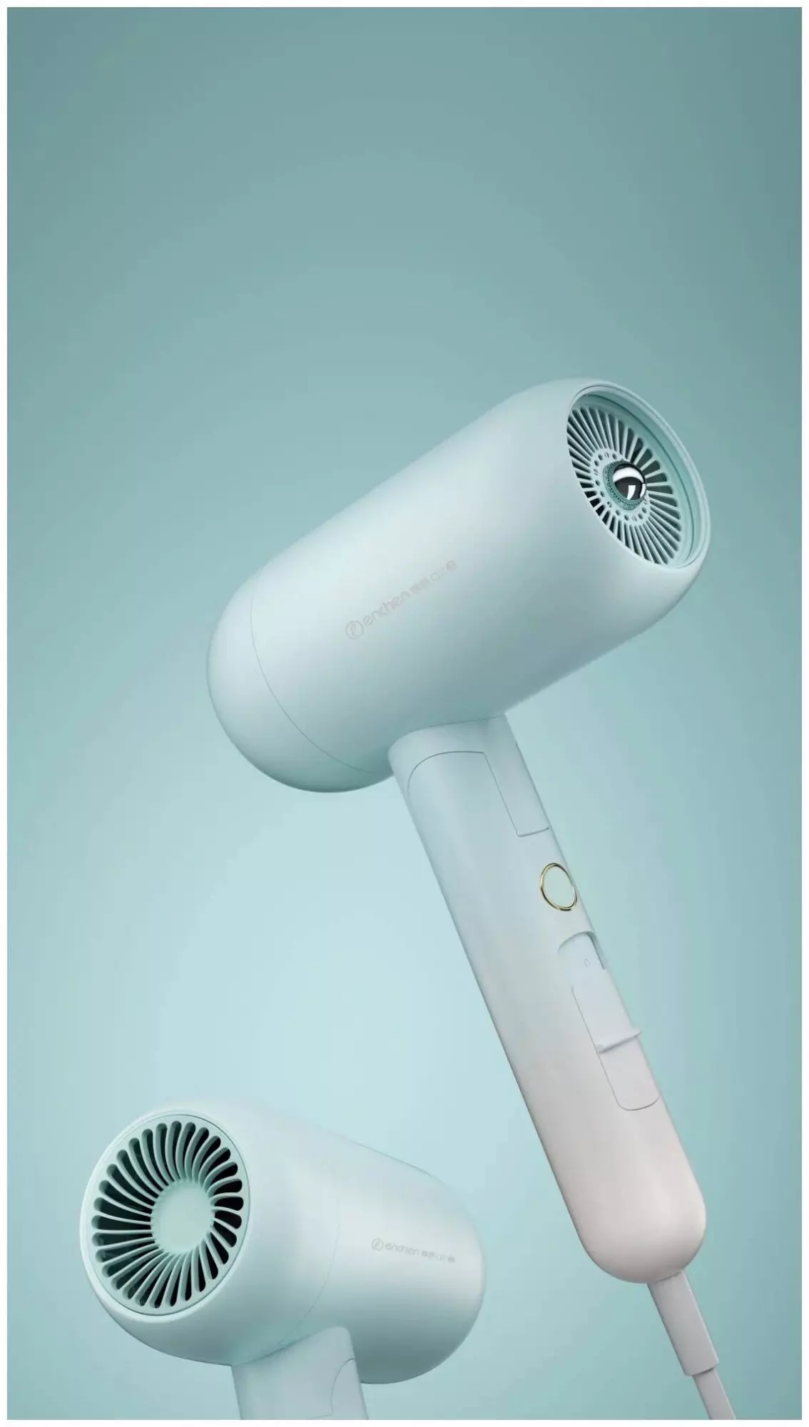 Фен со складной ручкой Enchen Air 2 Plus Blue (Голубой) Фен со складной ручкой Enchen Air 2 Plus Blue (Голубой)