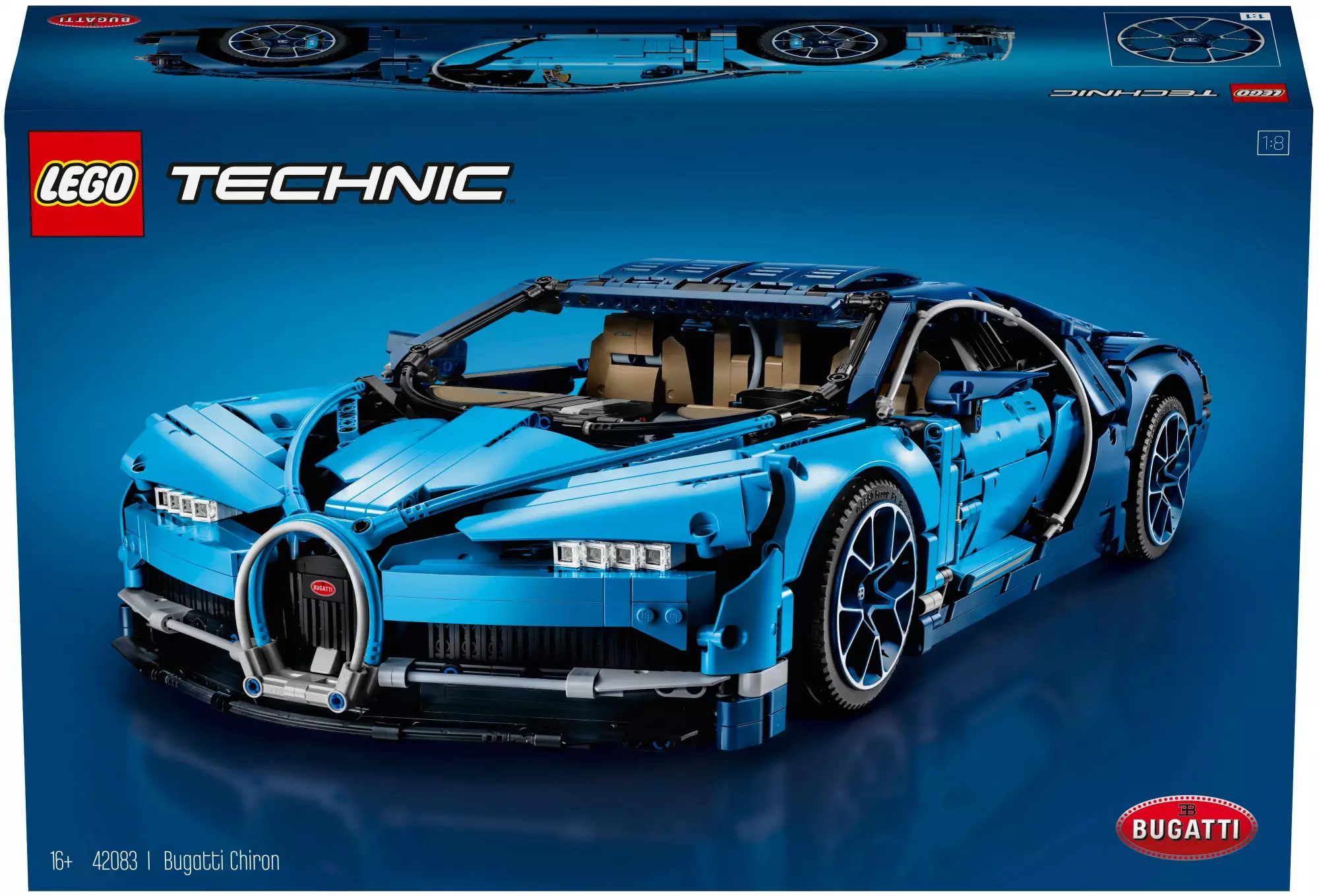 Конструктор LEGO Technic Bugatti Chiron Blue (Синий) CN Конструктор LEGO Technic Bugatti Chiron Blue (Синий) CN