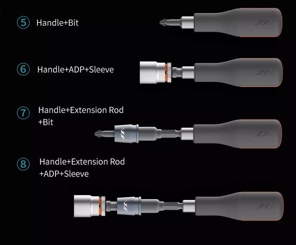 Набор отверток Xiaomi JimiHome Screwdriver 41 in 1 (JM-GNT41) - фото 11 Набор отверток Xiaomi JimiHome Screwdriver 41 in 1 (JM-GNT41) - фото 11